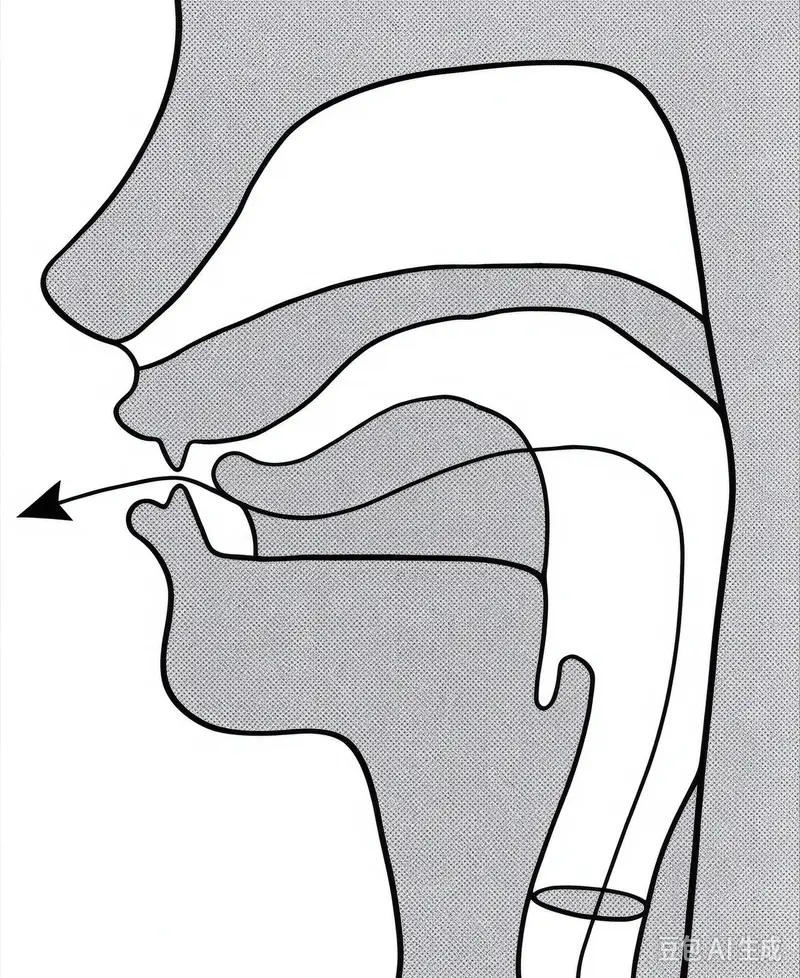 Chuī (chui) mouth shape — small round opening