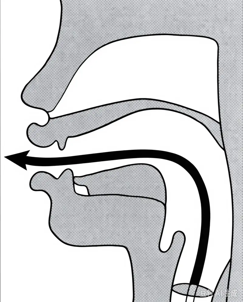 Hū (hu) mouth shape — rounded lips